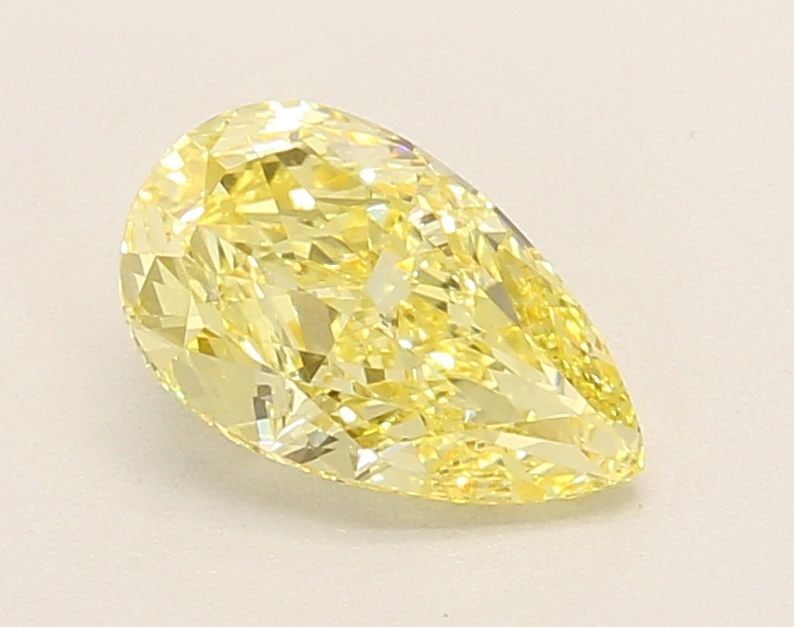 Loose Lab Diamond IGI Pear 1.27ct Fancy Intense Yellow VVS2: Loose Lab Diamond IGI Pear 1.27ct Fancy Intense Yellow VVS2 Loose Lab Diamond IGI Pear 1.27ct, Fancy Intense Yellow, VVS2 clarity, featuring excellent polish and symmetry, certified by IGI. Item Speci