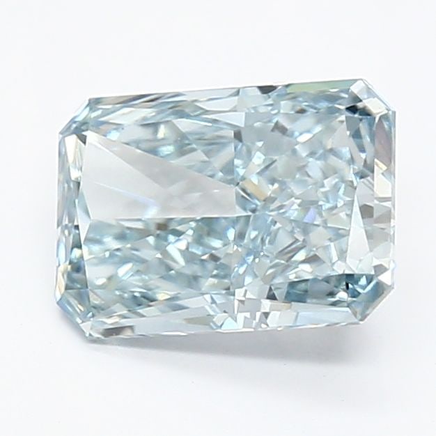 Radiant IGI 1.41ct Fancy Intense Blue VVS2 - Loose Lab Diamond: Radiant IGI 1.41ct Fancy Intense Blue VVS2 - Loose Lab Diamond Radiant loose lab-grown diamond of 1.41ct, featuring fancy intense blue color and VVS2 clarity. Certified by IGI, it measures 7.97L x 5.5
