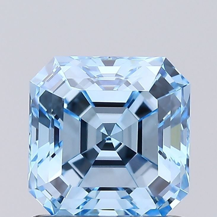 Loose Lab Diamond IGI Asscher 1.0ct Fancy Vivid Blue VVS2 (1 of 1)