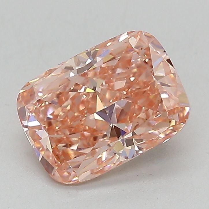 Loose Lab Diamond IGI Cushion Modified 1.75ct Fancy Vivid Pink VS1: Loose Lab Diamond IGI Cushion Modified 1.75ct Fancy Vivid Pink VS1 Loose lab-created cushion modified diamond weighing 1.75ct, fancy vivid pink color, clarity VS1, certified by IGI with excellent poli