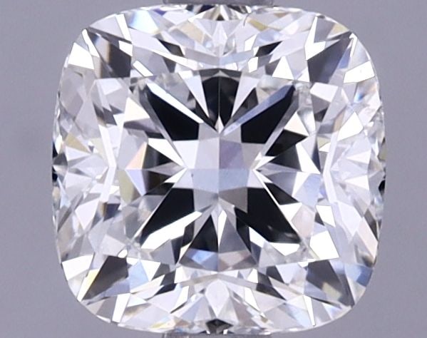 Loose Lab Diamond IGI Cushion Brilliant 1.36ct F SI1: Loose Lab Diamond IGI Cushion Brilliant 1.36ct F SI1 Loose lab-created cushion brilliant diamond weighing 1.36ct, color F, clarity SI1, certified by IGI with excellent polish and symmetry. Dimensions