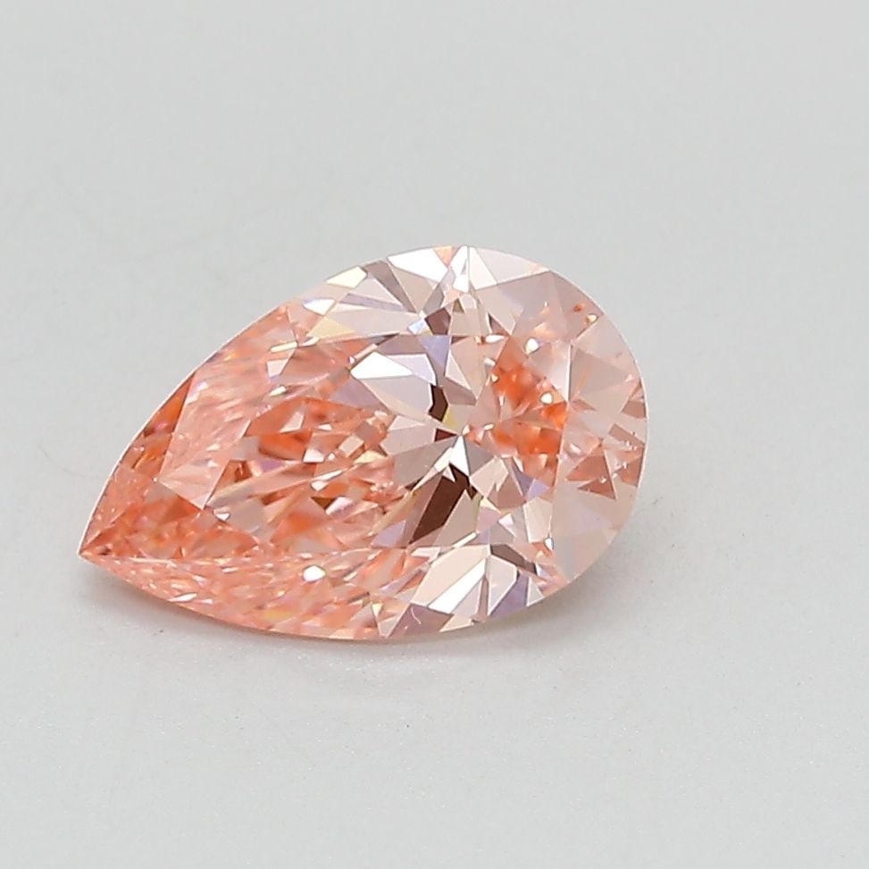 Loose Lab Diamond IGI Pear 1.44ct Fancy Vivid Pink VS2: Loose Lab Diamond IGI Pear 1.44ct Fancy Vivid Pink VS2 Loose lab-grown diamond, pear cut, weighing 1.44ct with a fancy vivid pink color and VS2 clarity, certified by IGI. Dimensions are 9.75L x 6.22W
