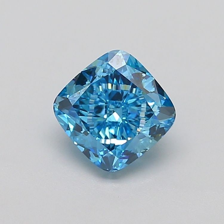 Loose Lab Diamond - IGI Cushion Modified 2.08ct Fancy Vivid Blue VS1: Loose Lab Diamond - IGI Cushion Modified 2.08ct Fancy Vivid Blue VS1 Loose lab-grown diamond, IGI certified, weighing 2.08ct, featuring a fancy vivid blue color and VS1 clarity. Measurements: 7.04L X
