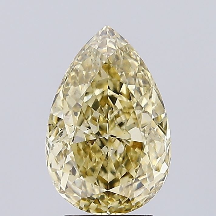 Loose Lab Diamond - IGI Pear 3.08ct Fancy Gray Yellow VS2 (1 of 1)