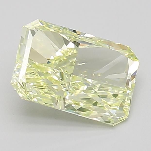 Loose Lab Diamond IGI Radiant 1.14ct Fancy Yellow VVS2: Loose Lab Diamond IGI Radiant 1.14ct Fancy Yellow VVS2 This 1.14ct loose lab-grown radiant diamond features a Fancy Yellow color and VVS2 clarity, with excellent polish and symmetry, certified by IGI.