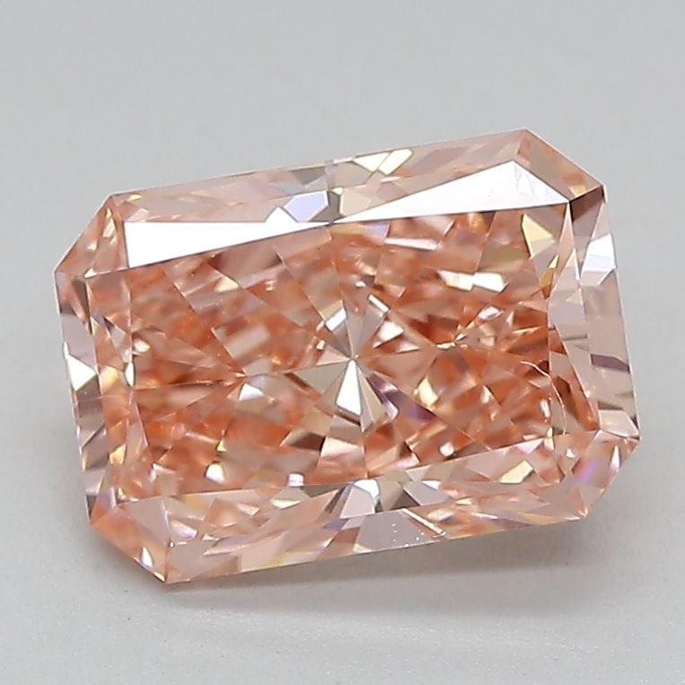 Loose Lab Diamond IGI Radiant 2.17ct Fancy Vivid Pink VVS2: Loose Lab Diamond IGI Radiant 2.17ct Fancy Vivid Pink VVS2 This is a loose lab-grown diamond weighing 2.17 carats, with a fancy vivid pink color and VVS2 clarity. It features excellent polish and symm