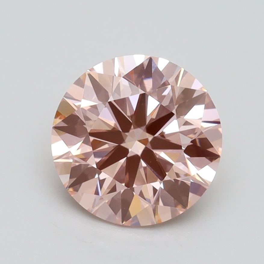 IGI Round 1.61ct Fancy Intense Pink VVS2 Ideal Loose Lab Diamond: IGI Round 1.61ct Fancy Intense Pink VVS2 Ideal Loose Lab Diamond This 1.61ct round lab diamond is color fancy intense pink with VVS2 clarity, exhibiting excellent polish and symmetry, certified by IGI