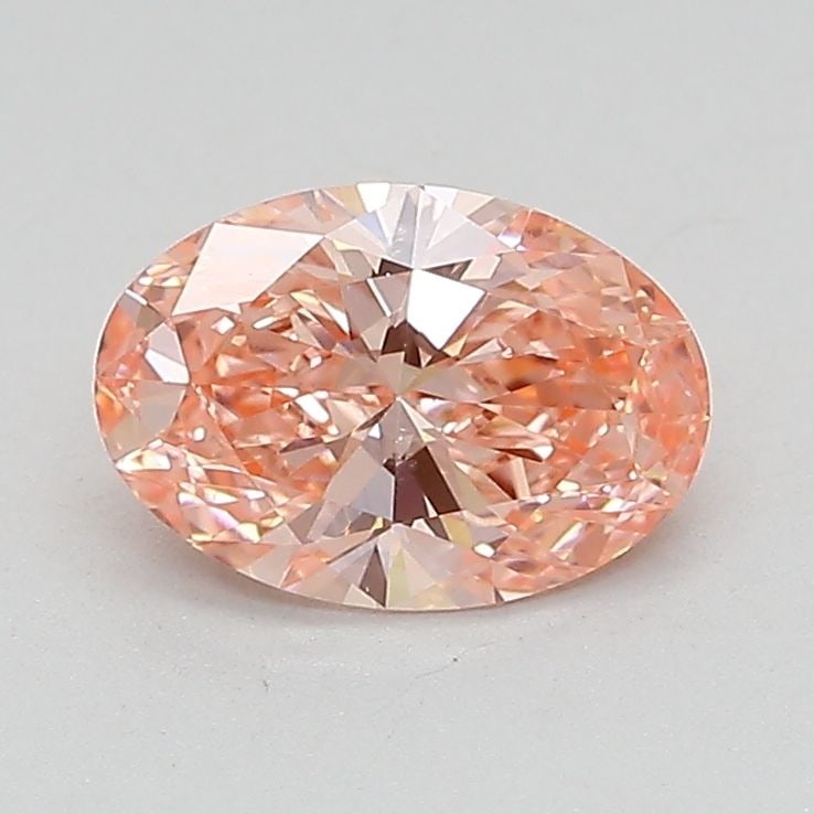 Loose Lab Diamond IGI Oval 1.02ct Fancy Vivid Pink VVS2: Loose Lab Diamond IGI Oval 1.02ct Fancy Vivid Pink VVS2 1.02ct Fancy Vivid Pink VVS2 loose lab diamond, IGI certified, exhibiting excellent polish and symmetry (measurements: 8.27L x 5.71W x 3.46H). I