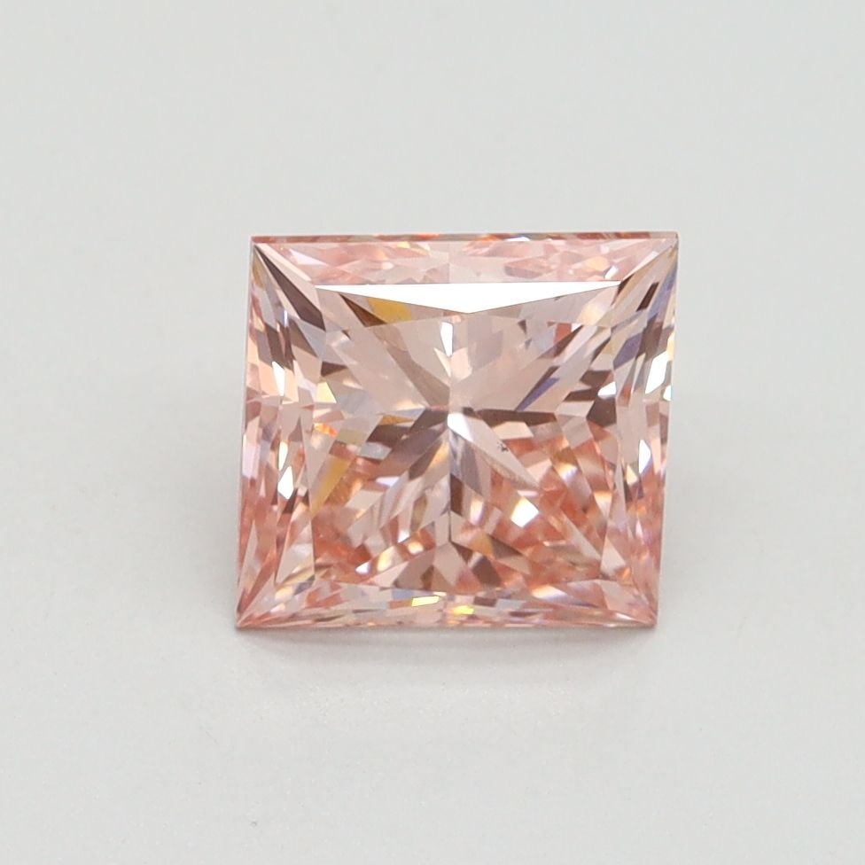 Loose Lab Diamond IGI Princess 1.68ct Fancy Intense Pink VS1: Loose Lab Diamond IGI Princess 1.68ct Fancy Intense Pink VS1 The 1.68ct loose lab diamond is a Fancy Intense Pink with VS1 clarity, certified by IGI. It boasts excellent polish and symmetry, measuring