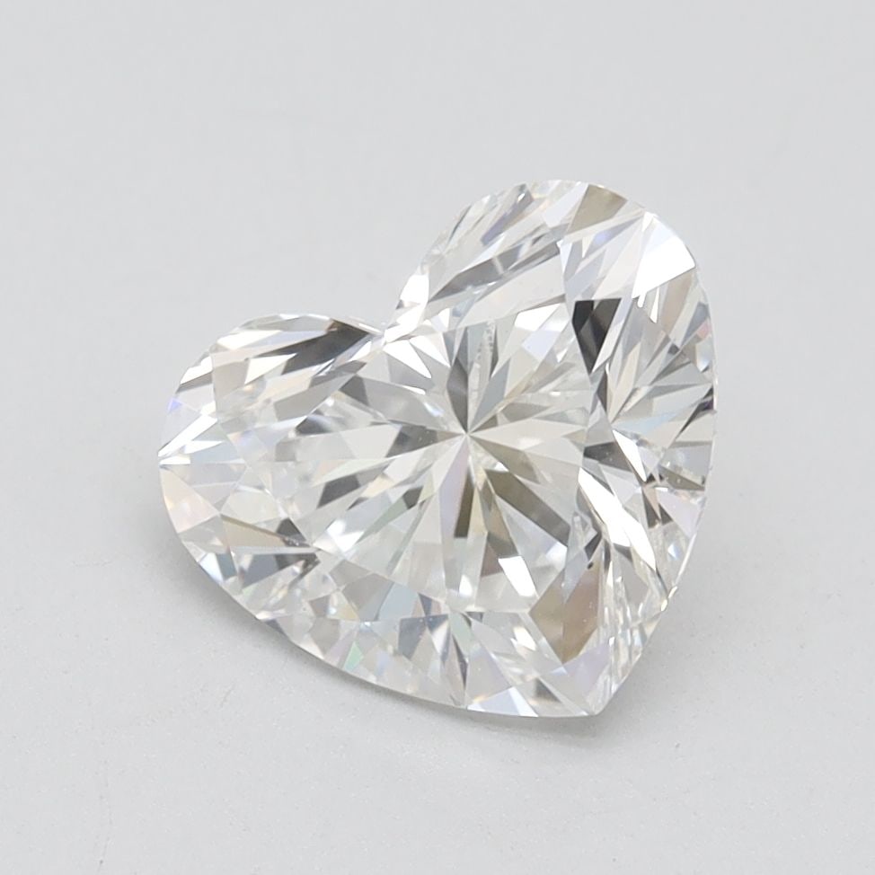 Loose Lab Diamond IGI Heart 2.06ct F VS1: Loose Lab Diamond IGI Heart 2.06ct F VS1 This 2.06ct loose lab diamond features an F color and VS1 clarity, certified by IGI, with excellent polish and symmetry and measurements of 7.64L x 8.84W x 5.2