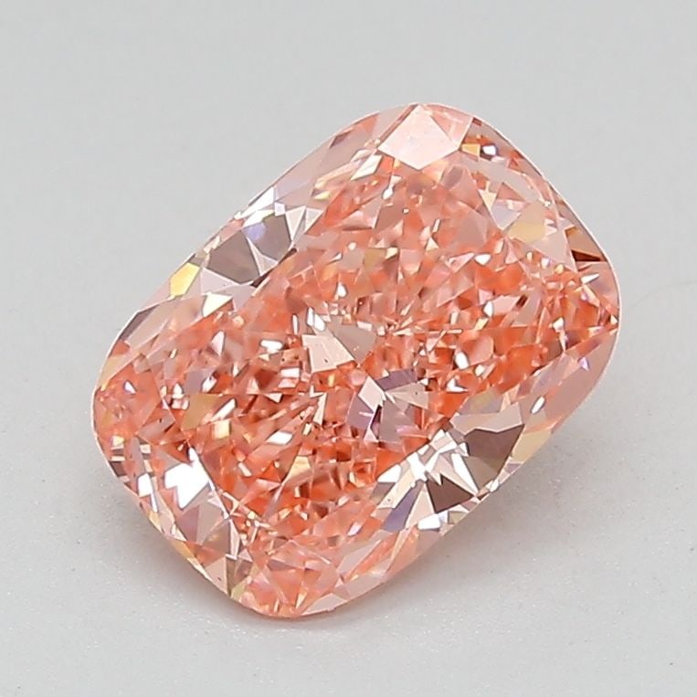 IGI Loose Lab Diamond Cushion Modified 1.56ct Fancy Vivid Pink VS2: IGI Loose Lab Diamond Cushion Modified 1.56ct Fancy Vivid Pink VS2 IGI certified loose lab diamond weighing 1.56ct, cut in a modified cushion shape with a fancy vivid pink color and VS2 clarity. It fe
