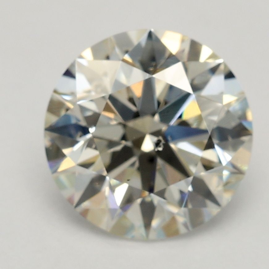 Loose Lab Diamond IGI Round 2.07ct J SI2 - Ideal: Loose Lab Diamond IGI Round 2.07ct J SI2 - Ideal IGI certified loose lab diamond weighing 2.07ct in a round cut, with J color and SI2 clarity. It features excellent polish and symmetry, measuring 8.14