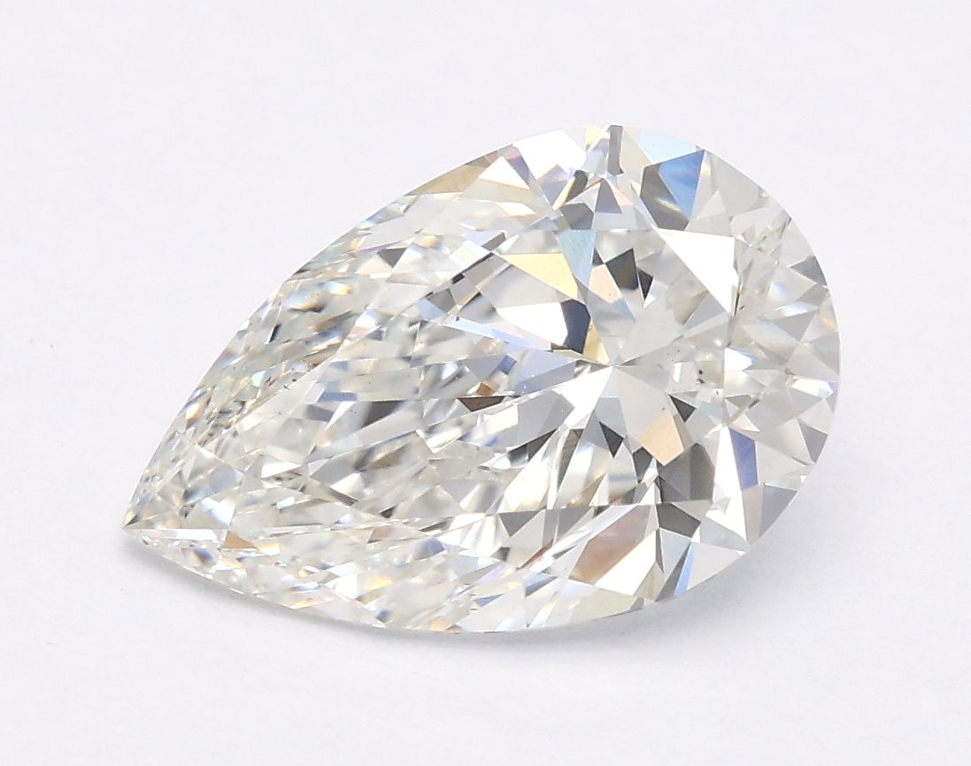 Loose Lab Diamond IGI Pear 2.06ct F VS1: Loose Lab Diamond IGI Pear 2.06ct F VS1 Loose Lab Diamond IGI Pear 2.06ct with F color and VS1 clarity, featuring EX polish and symmetry, dimensions of 10.89L x 7.06W x 4.48H, certified by IGI. Item S