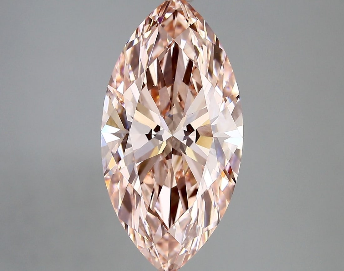 Loose Lab Diamond IGI Marquise 4.25ct Fancy Vivid Pink VS1: Loose Lab Diamond IGI Marquise 4.25ct Fancy Vivid Pink VS1 Loose Lab Diamond IGI Marquise, 4.25 carats, Fancy Vivid Pink, VS1 clarity, with excellent polish and symmetry, dimensions of 16.9L x 8.39W x