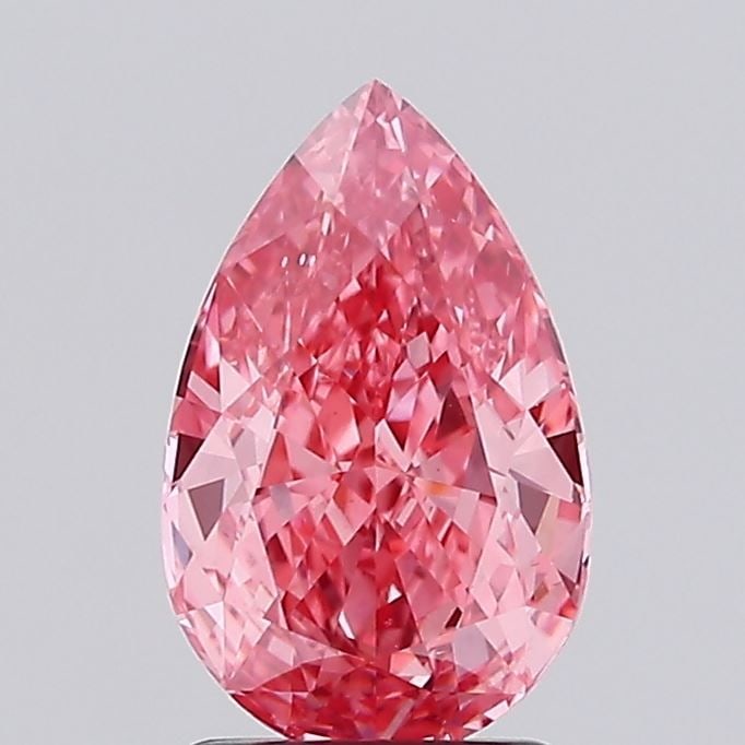 Loose Lab Diamond IGI Pear 2.09ct Fancy Vivid Pink VS1: Loose Lab Diamond IGI Pear 2.09ct Fancy Vivid Pink VS1 Loose Lab Diamond IGI Pear, 2.09ct, Fancy Vivid Pink color, VS1 clarity with very good polish and symmetry. Certified by IGI, measurements are 10