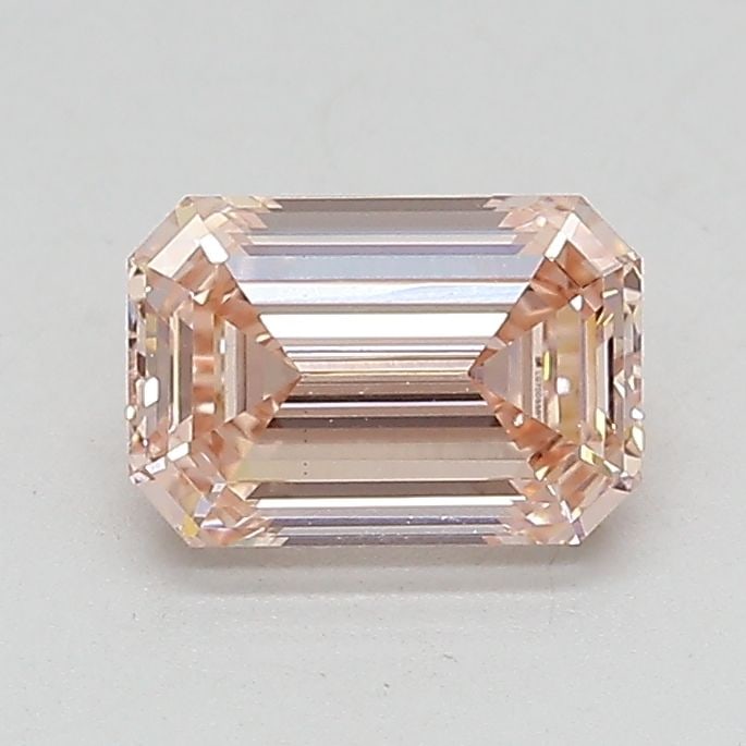 Loose Lab Diamond IGI Emerald 1.0ct Fancy Intense Pink VS1: Loose Lab Diamond IGI Emerald 1.0ct Fancy Intense Pink VS1 Loose Lab Diamond IGI Emerald, 1.0ct, Fancy Intense Pink color, VS1 clarity, Excellent polish and symmetry, with measurements 6.95L x 4.75W x