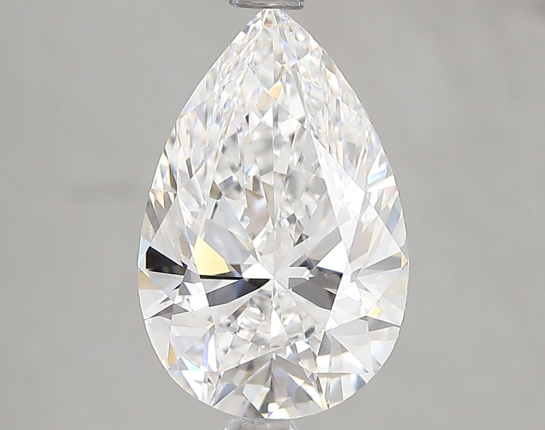 Loose Lab Diamond IGI Pear 3.02ct D VS1: Loose Lab Diamond IGI Pear 3.02ct D VS1 Loose Lab Diamond IGI Pear 3.02ct, Color: D, Clarity: VS1, with EX Polish and EX Symmetry, measures 12.58L x 8.21W x 4.98H, certified by IGI. Item Specifics: So