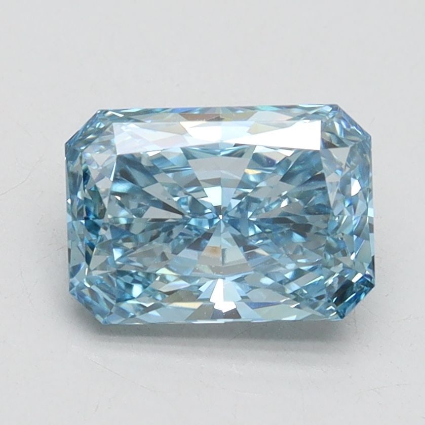 Loose Lab Diamond 1.62ct Fancy Vivid Blue VS1 - IGI Radiant: Loose Lab Diamond 1.62ct Fancy Vivid Blue VS1 - IGI Radiant This Loose Lab Diamond is 1.62ct, exhibits a Fancy Vivid Blue color with VS1 clarity, IGI certified, and measures 8.2L x 5.79W x 3.73H. Item
