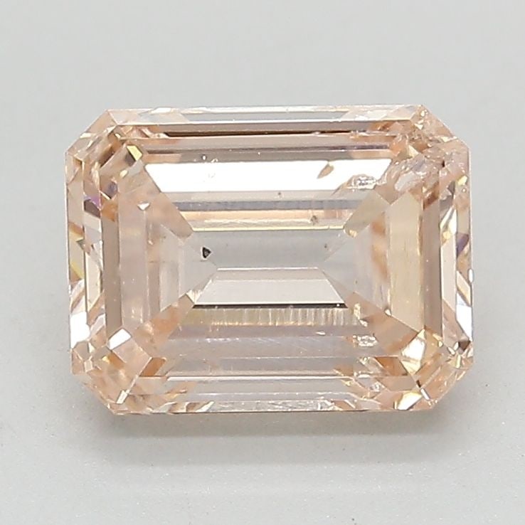 Loose Lab Diamond 2.02ct Fancy Intense Brownish Pink I1 - IGI Emerald: Loose Lab Diamond 2.02ct Fancy Intense Brownish Pink I1 - IGI Emerald Loose Lab Diamond 2.02ct Fancy Intense Brownish Pink, I1 clarity, emerald cut with very good polish and symmetry, measures 8.36L x