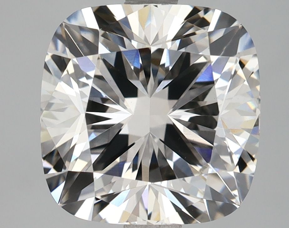 Loose Lab Diamond IGI Cushion Brilliant 4.53ct H VS1: Loose Lab Diamond IGI Cushion Brilliant 4.53ct H VS1 Loose lab-grown diamond, IGI certified, weighing 4.53ct with a cushion brilliant cut, color H, and clarity VS1. Measurements are 9.66L x 9.58W x 6.