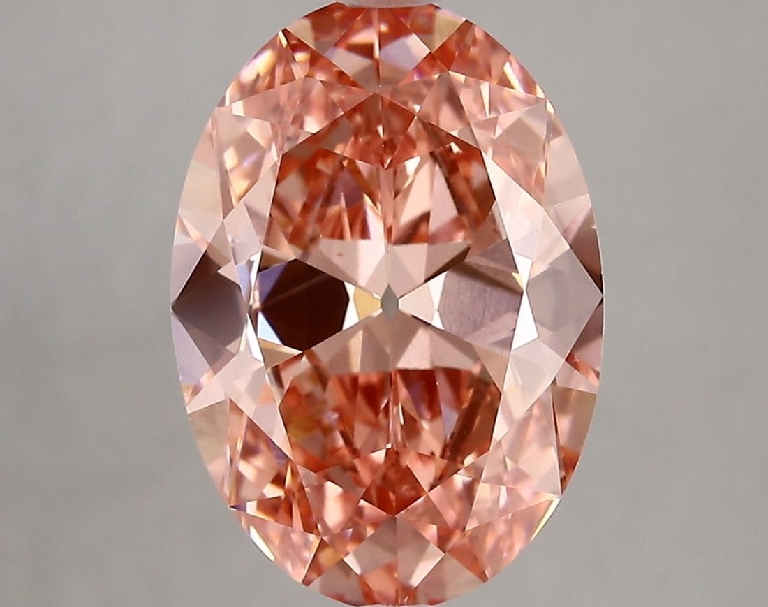Oval IGI 4.33ct Fancy Vivid Pink VS1 - Loose Lab Diamond: Oval IGI 4.33ct Fancy Vivid Pink VS1 - Loose Lab Diamond Oval loose lab-created diamond weighing 4.33ct, fancy vivid pink color, VS1 clarity, and IGI certification. Item Specifics: Source: This Is A R