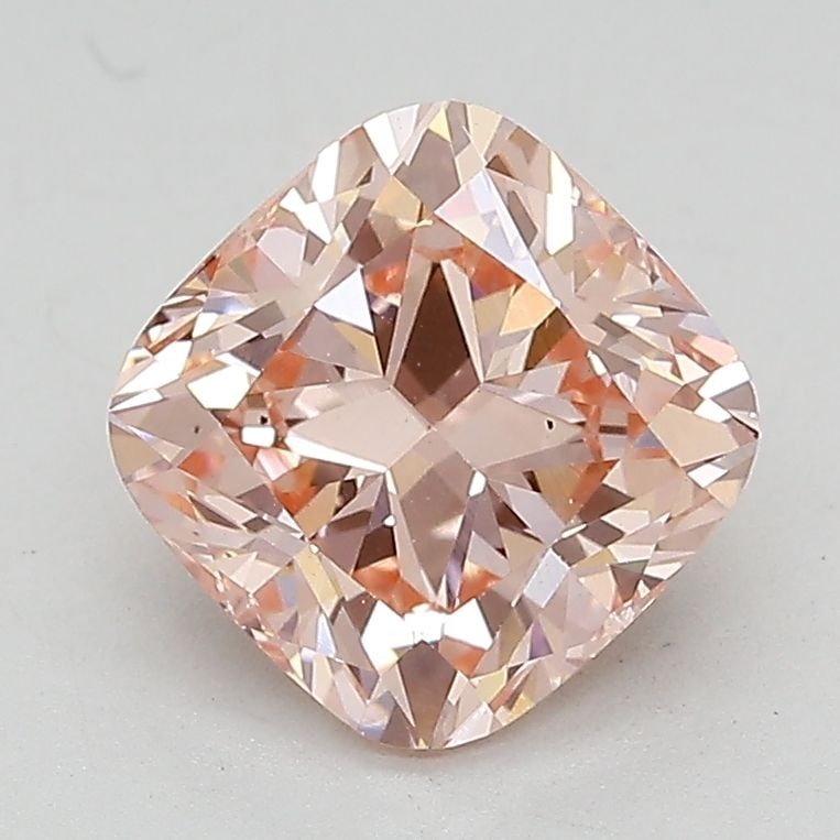 Loose Lab Diamond IGI Cushion Modified 2.09ct Fancy Intense Pink VS2: Loose Lab Diamond IGI Cushion Modified 2.09ct Fancy Intense Pink VS2 Loose lab-grown diamond with a carat weight of 2.09, color grade Fancy Intense Pink, and clarity VS2, certified by IGI. Measurement