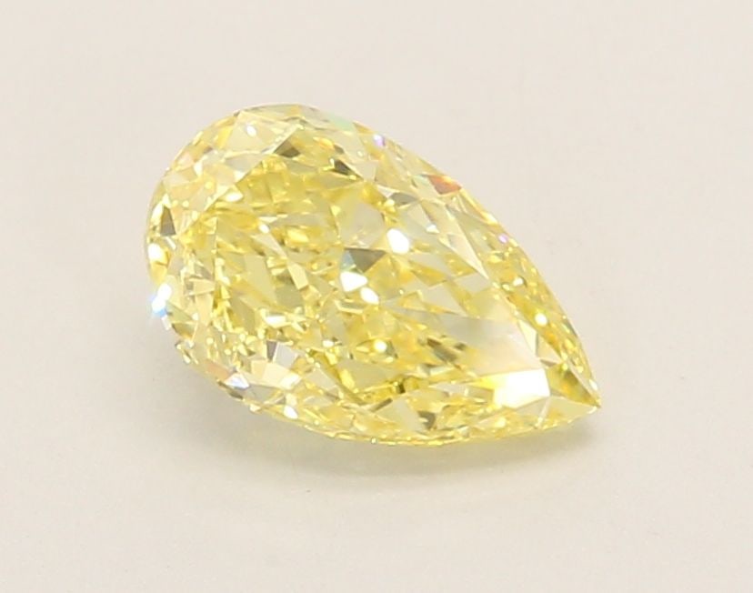 Loose Lab Diamond IGI Pear 1.19ct Fancy Intense Yellow VS2: Loose Lab Diamond IGI Pear 1.19ct Fancy Intense Yellow VS2 Loose Lab Diamond IGI, 1.19ct, Fancy Intense Yellow, Clarity VS2, with Excellent Polish and Symmetry, measuring 8.65L x 5.31W x 3.46H, certif