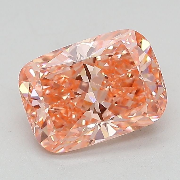 Loose Lab Diamond IGI Cushion Modified 2.01ct Fancy Vivid Pink VS2: Loose Lab Diamond IGI Cushion Modified 2.01ct Fancy Vivid Pink VS2 Loose Lab Diamond IGI Cushion Modified 2.01ct in Fancy Vivid Pink color with VS2 clarity, featuring excellent polish and symmetry, me