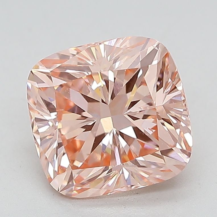 Loose Lab Diamond IGI Cushion Modified 2.51ct Fancy Vivid Pink SI1: Loose Lab Diamond IGI Cushion Modified 2.51ct Fancy Vivid Pink SI1 Loose Lab Diamond IGI Cushion Modified, 2.51ct, Fancy Vivid Pink, SI1 clarity with EX polish and symmetry, measurements 8.13L x 7.86W