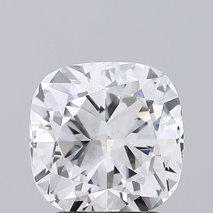 Loose Lab Diamond IGI Cushion Modified 2.06ct E VS2: Loose Lab Diamond IGI Cushion Modified 2.06ct E VS2 Loose lab-grown diamond, IGI certified, cushion modified cut, 2.06ct, color E, clarity VS2, excellent polish and symmetry, measurements 7.5L x 7.44W
