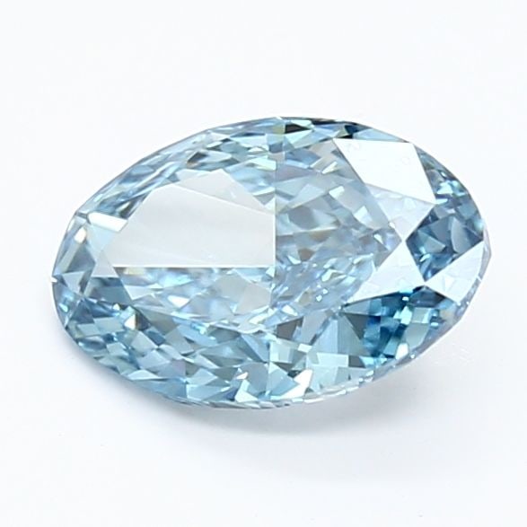 Loose Lab Diamond IGI Oval 1.31ct Fancy Vivid Blue VVS2: Loose Lab Diamond IGI Oval 1.31ct Fancy Vivid Blue VVS2 Loose Lab Diamond IGI Oval, 1.31ct, Color: Fancy Vivid Blue, Clarity: VVS2, with EX Polish and VG Symmetry; certified by IGI. Item Specifics: So