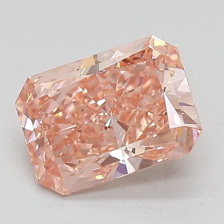 Loose Lab Diamond IGI Radiant 2.03ct Fancy Vivid Pink VS1: Loose Lab Diamond IGI Radiant 2.03ct Fancy Vivid Pink VS1 Loose Lab Diamond IGI Radiant 2.03ct Fancy Vivid Pink VS1, boasting excellent polish and symmetry, certified by IGI with measurements of 8.73L