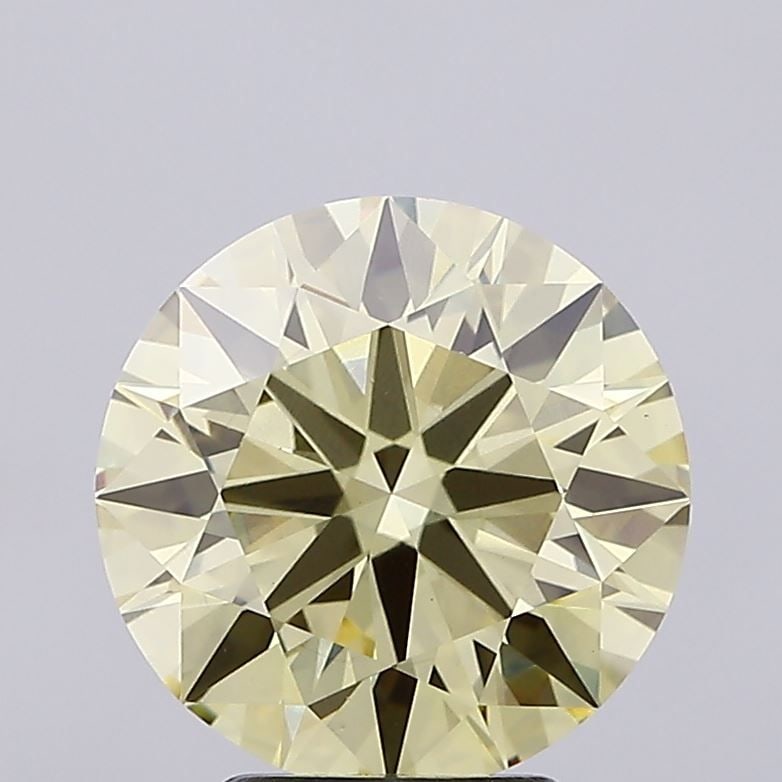 Ideal Loose Lab Diamond IGI Round 4.08ct Fancy Light Yellow VVS2 (1 of 1)
