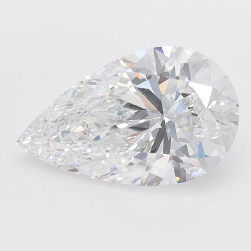 Loose Lab Diamond IGI Pear 1.35ct D VS1: Loose Lab Diamond IGI Pear 1.35ct D VS1 Loose Lab Diamond IGI Pear 1.35ct D VS1, measures 10.14L x 6.17W x 3.83H, accompanied by EX polish and symmetry. Item Specifics: Source: This Is A Real Diamond