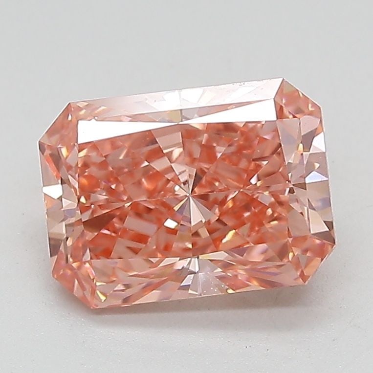 Loose Lab Diamond IGI Radiant 2.0ct Fancy Vivid Pink VS1: Loose Lab Diamond IGI Radiant 2.0ct Fancy Vivid Pink VS1 Loose lab diamond IGI certified, 2.0ct radiant cut with fancy vivid pink color, VS1 clarity, and measurements of 8.61L x 6.29W x 4.24H. Item Sp