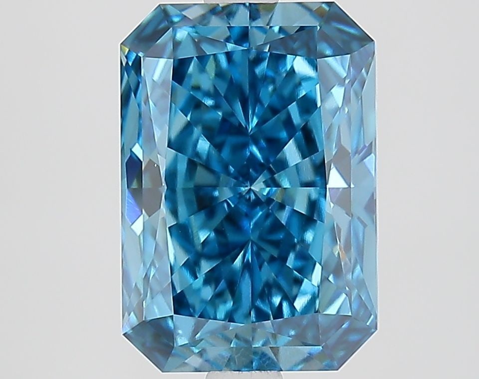 Loose Lab Diamond IGI Radiant 3.3ct Fancy Vivid Blue VVS2: Loose Lab Diamond IGI Radiant 3.3ct Fancy Vivid Blue VVS2 Loose Lab Diamond IGI Radiant, 3.3 ct, Color: Fancy Vivid Blue, Clarity: VVS2, dimensions 10.6L x 7.34W x 4.82H, certified by IGI. Item Specif