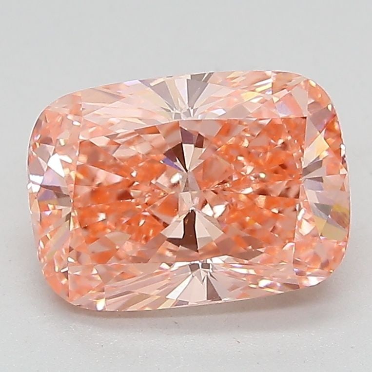Loose Lab Diamond IGI Cushion Modified 2.57ct Fancy Vivid Pink VS1: Loose Lab Diamond IGI Cushion Modified 2.57ct Fancy Vivid Pink VS1 Loose Lab Diamond IGI Cushion Modified, 2.57 ct, Color: Fancy Vivid Pink, Clarity: VS1, with measurements 9.67L x 6.97W x 4.68H,