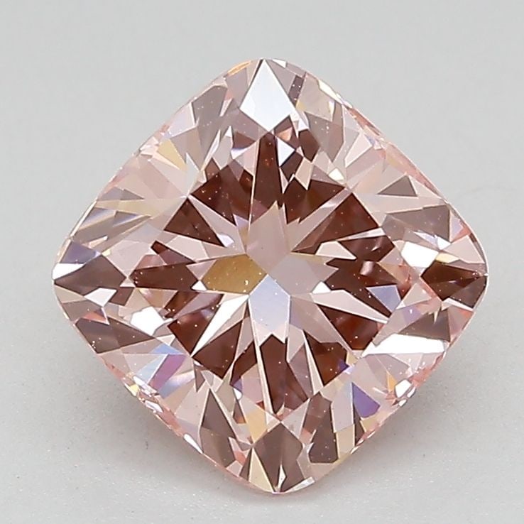 Loose Lab Diamond IGI Cushion Modified 2.19ct Fancy Intense Pink VS1: Loose Lab Diamond IGI Cushion Modified 2.19ct Fancy Intense Pink VS1 Loose Lab Diamond IGI Cushion Modified 2.19ct Fancy Intense Pink VS1 with Excellent Polish and Symmetry, certified by IGI, measurin