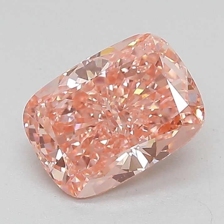 Loose Lab Diamond IGI Cushion Modified 1.51ct Fancy Vivid Pink VS1: Loose Lab Diamond IGI Cushion Modified 1.51ct Fancy Vivid Pink VS1 Loose Lab Diamond IGI Cushion Modified, 1.51ct, Fancy Vivid Pink, VS1 clarity, with excellent polish and symmetry; measures 8.14L x 5