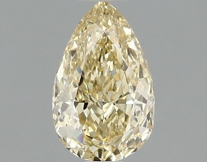 Loose Lab Diamond 1.02ct Fancy Intense Yellow VS1 - Pear: Loose Lab Diamond 1.02ct Fancy Intense Yellow VS1 - Pear Loose Lab Diamond weighing 1.02ct in a Fancy Intense Yellow color with VS1 clarity, measuring 8.26L x 5.14W x 3.33H, certified with no certific