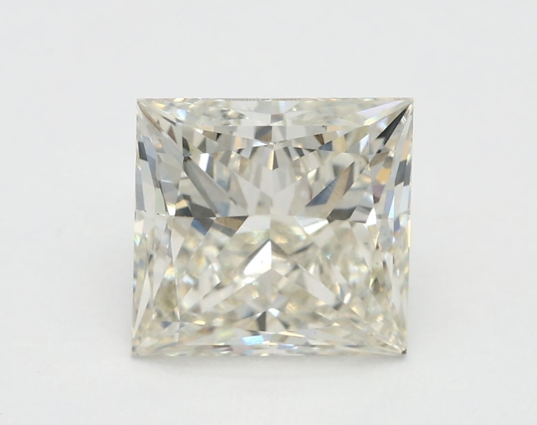 Loose Lab Diamond IGI Princess 2.07ct J VS2: Loose Lab Diamond IGI Princess 2.07ct J VS2 Loose lab-grown diamond, IGI certified, weighing 2.07ct with a princess cut, color J, and clarity VS2. Features excellent polish and symmetry, with dimensio