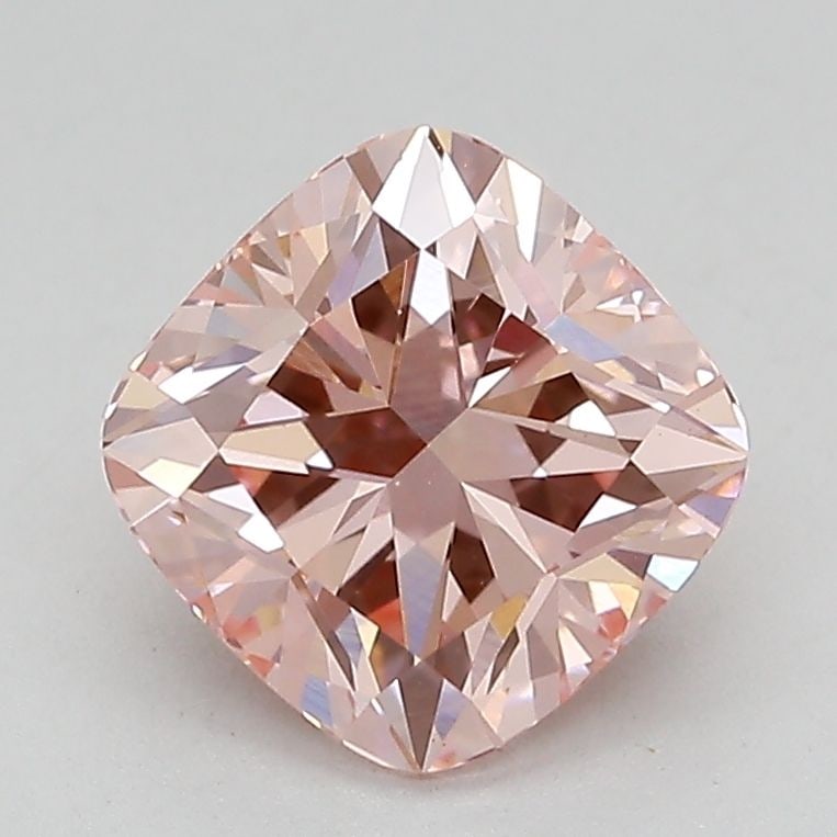 Loose Lab Diamond 2.18ct Fancy Vivid Pink VS2 - IGI Cushion Modified: Loose Lab Diamond 2.18ct Fancy Vivid Pink VS2 - IGI Cushion Modified Loose Lab Diamond weighing 2.18ct, color Fancy Vivid Pink, clarity VS2, with excellent polish and symmetry, certified by IGI, and d