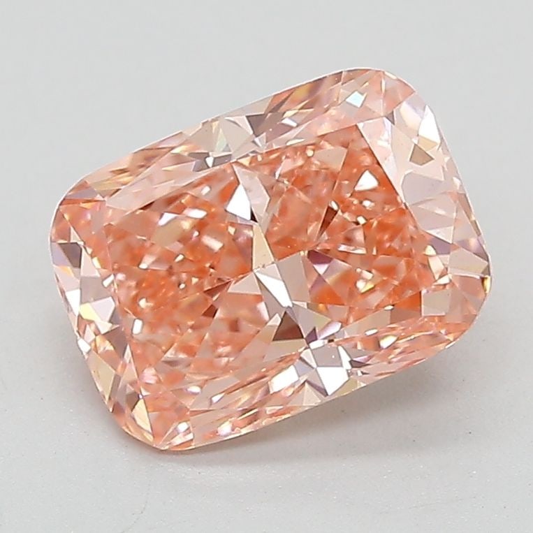Loose Lab Diamond IGI Cushion Modified 2.09ct Fancy Vivid Pink VS2: Loose Lab Diamond IGI Cushion Modified 2.09ct Fancy Vivid Pink VS2 Loose Lab Diamond IGI Cushion Modified cut, weighing 2.09ct, color Fancy Vivid Pink, clarity VS2, with excellent polish and very good