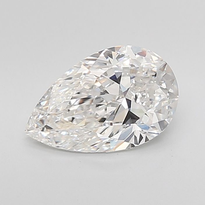 Loose Lab Diamond IGI Pear 2.52ct F VVS2: Loose Lab Diamond IGI Pear 2.52ct F VVS2 Loose lab-grown diamond certified by IGI, featuring a pear cut with a carat weight of 2.52, color grade F, and clarity VVS2, with excellent polish and symmetry