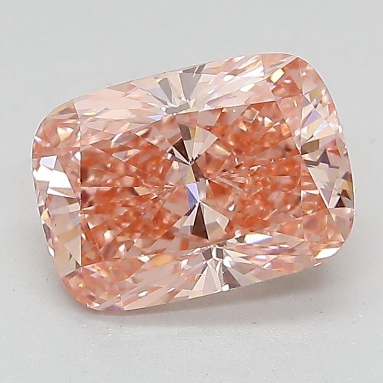 Loose Lab Diamond IGI Cushion Modified 2.29ct Fancy Vivid Pink VS1: Loose Lab Diamond IGI Cushion Modified 2.29ct Fancy Vivid Pink VS1 Loose Lab Diamond IGI Cushion Modified 2.29ct, Fancy Vivid Pink, VS1 clarity, certified by IGI, measurements 9.24L x 6.65W x 4.55H. I