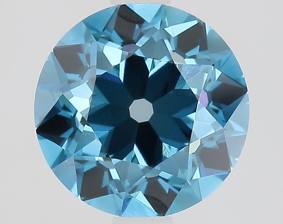 Loose Lab Diamond IGI European Cut 2.01ct Fancy Vivid Blue VVS2: Loose Lab Diamond IGI European Cut 2.01ct Fancy Vivid Blue VVS2 Loose Lab Diamond IGI European Cut weighing 2.01ct, featuring a Fancy Vivid Blue color and VVS2 clarity. Certified by IGI with excellent