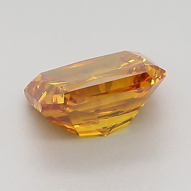 Loose Lab Diamond IGI Radiant 1.0ct Fancy Vivid Brownish Yellow SI1 (1 of 1)