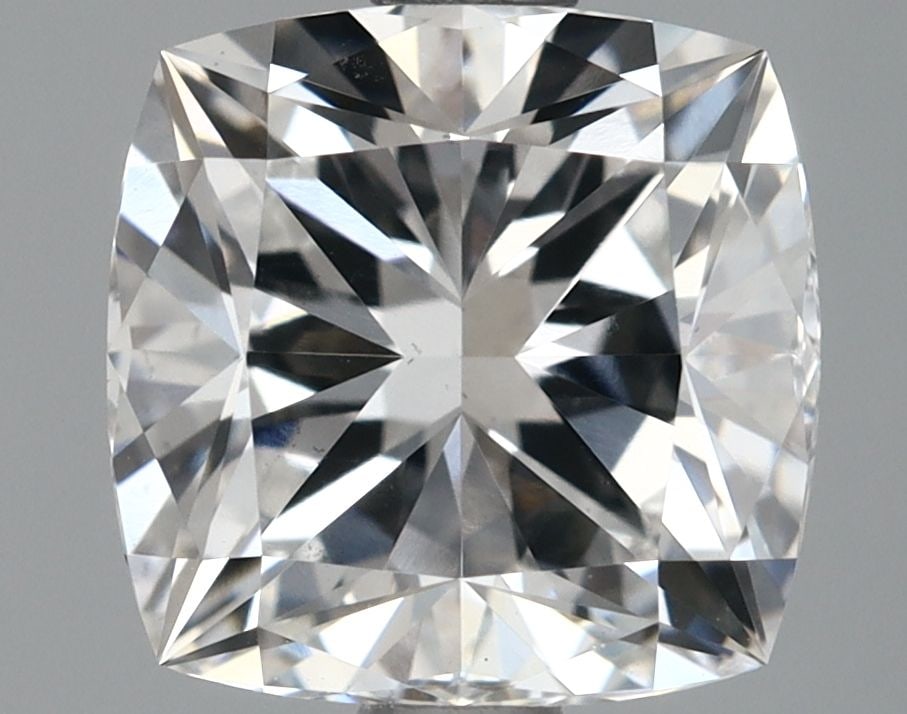 Loose Lab Diamond IGI Cushion Brilliant 1.89ct E VS2: Loose Lab Diamond IGI Cushion Brilliant 1.89ct E VS2 This 1.89ct loose lab-grown cushion brilliant diamond has an E color and VS2 clarity, featuring excellent polish and symmetry, certified by IGI. It