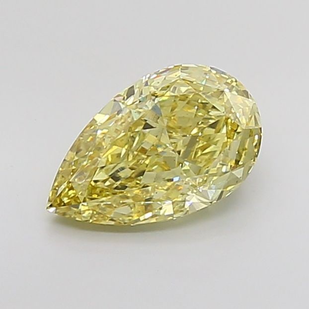 Loose Lab Diamond IGI Pear 4.03ct Fancy Intense Yellow VS1: Loose Lab Diamond IGI Pear 4.03ct Fancy Intense Yellow VS1 The Loose Lab Diamond is a 4.03ct pear with a Fancy Intense Yellow color and VS1 clarity, showcasing excellent polish and symmetry, certified