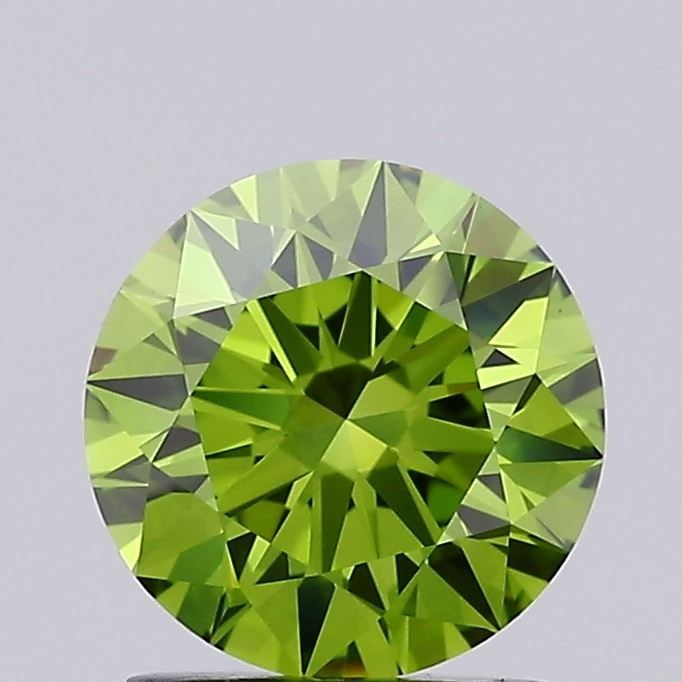 Ideal Loose Lab Diamond IGI Round 1.52ct Fancy Vivid Green IF (1 of 1)